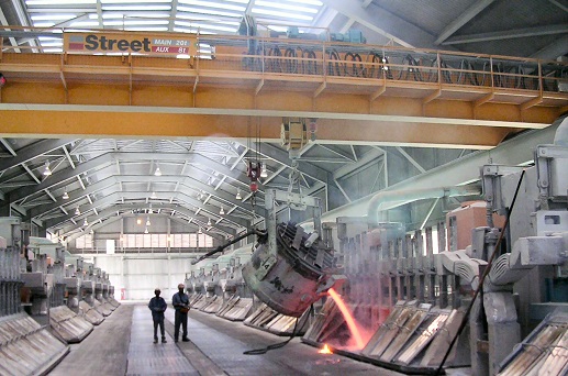 Aluminium smelter